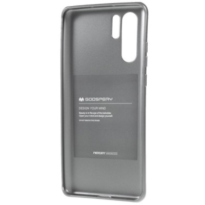 Huawei P30 Pro pilkas Mercury kieto silikono (TPU) dėklas - nugarėlė / Priedai.lt