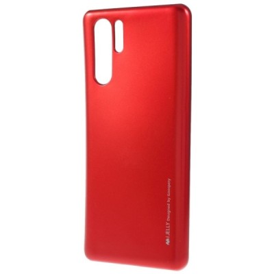 Huawei P30 Pro Mercury sarkans cieta silikona (TPU) apvalks / vacins.lv