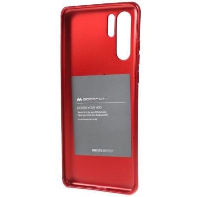 Huawei P30 Pro Mercury sarkans cieta silikona (TPU) apvalks / vacins.lv