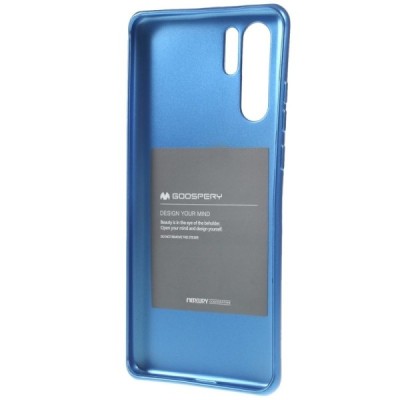 Huawei P30 Pro Mercury zils cieta silikona (TPU) apvalks / vacins.lv