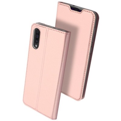 Samsung Galaxy A50 A505F (A50s A507F, A30s A307F) „Dux Ducis“ Skin sērijas rozs ādas atvērams maciņš / Vacins.lv
