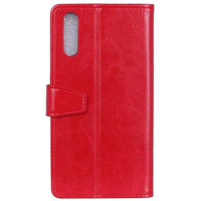 Samsung Galaxy A50 A505F (A50s A507F, A30s A307F) atvēramais ādas sarkans maciņš (maks) / Vacins.lv