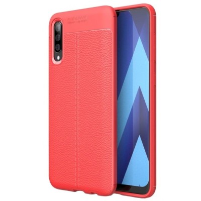 Samsung Galaxy A50 A505F (A50s A507F, A30s A307F) „FOCUS“ cieta silikona (TPU) sarkans apvalks / vacins.lv