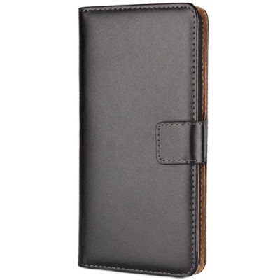 LG V30 (H930) atverčiamas juodas odinis dėklas - piniginė / Priedai.lt