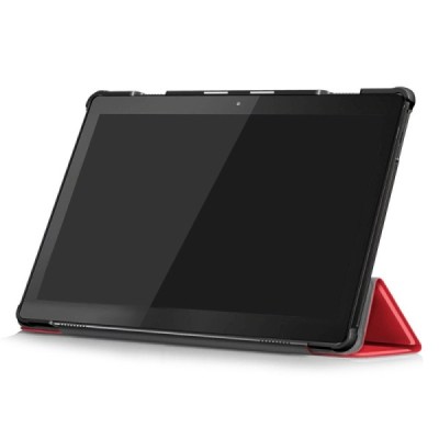 Lenovo Tab M10 10.1" (TB-X605F) atvēramais sarkans maciņš / Vacins.lv