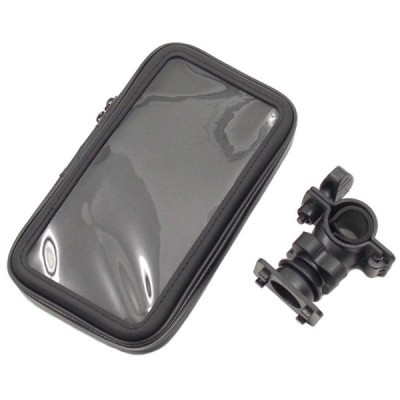 „Handlebar“ melns universāls telefona futrālis velosipēdam (XXL) / Vacins.lv