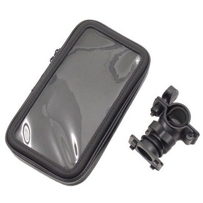 „Handlebar“ melns universāls telefona futrālis velosipēdam (M) / Vacins.lv