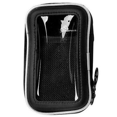 „OQSPORT“ melns universāls telefona futrālis velosipēdam (L) / Vacins.lv