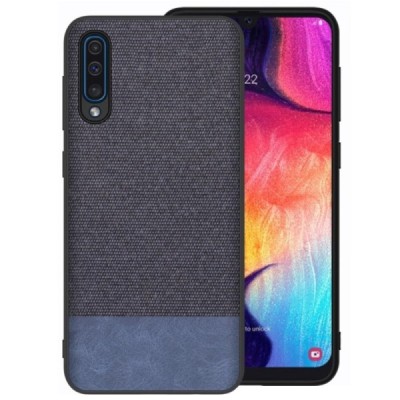 Samsung Galaxy A50 A505F (A50s A507F, A30s A307F) „Fashion“ zils cieta silikona apvalks / vacins.lv
