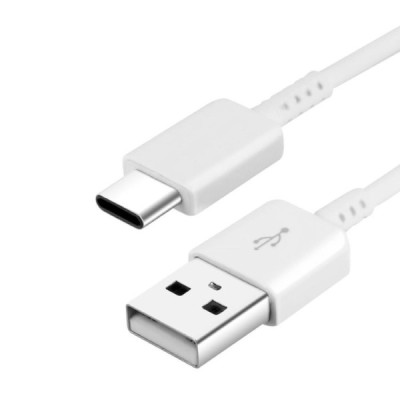 Samsung USB Type-C EP-DG970BWE / EP-DG977BWE balts vads 1 m. (origināls) / Vacins.lv