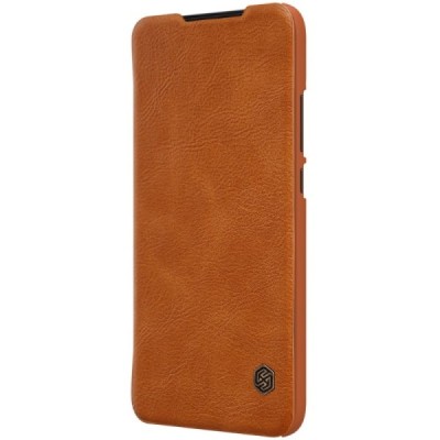 Greznais „Nillkin“ Qin sērijas ādas atvērams brūns Xiaomi Redmi 7 maciņš / Vacins.lv