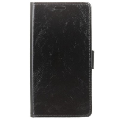 Sony Xperia 10 Plus (XA3 Ultra) atverčiamas juodas odinis dėklas - piniginė / Priedai.lt