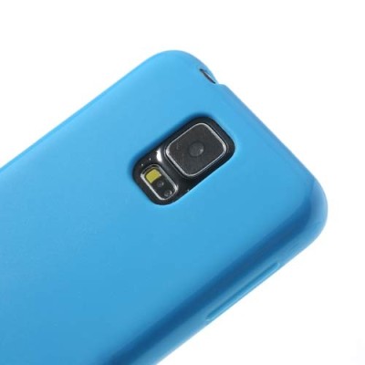 Samsung Galaxy S5 (S5 Neo) šviesiai mėlynas tpu dėklas / Priedai.lt