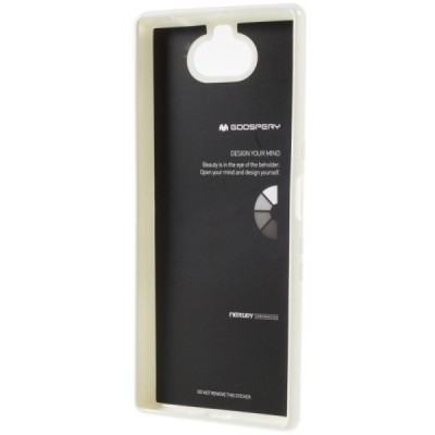 Sony Xperia 10 Plus (XA3 Ultra) Mercury balts cieta silikona (TPU) apvalks / vacins.lv