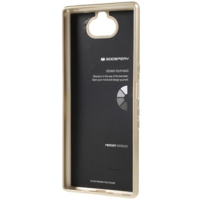 Sony Xperia 10 Plus (XA3 Ultra) Mercury zelta cieta silikona (TPU) apvalks / vacins.lv