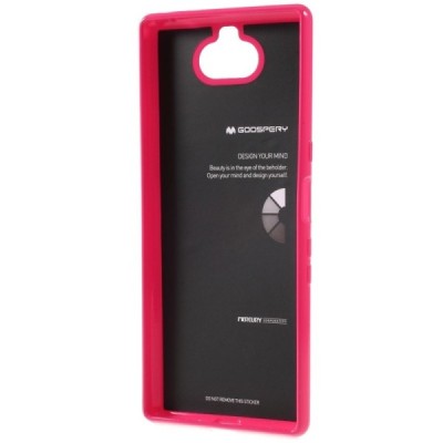 Sony Xperia 10 Plus (XA3 Ultra) Mercury tumši rozs cieta silikona (TPU) apvalks / vacins.lv