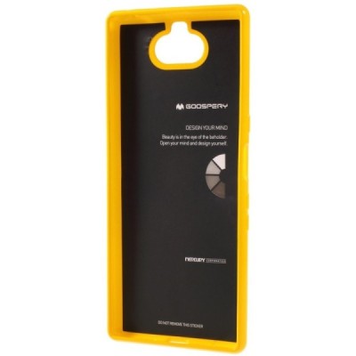 Sony Xperia 10 Plus (XA3 Ultra) Mercury dzeltens cieta silikona (TPU) apvalks / vacins.lv