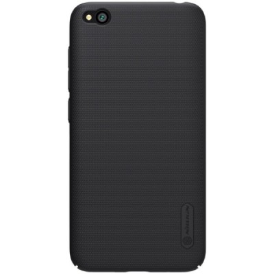 Xiaomi Redmi Go Nillkin Frosted Shield melns plastmasas apvalks / vacins.lv