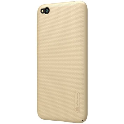 Xiaomi Redmi Go Nillkin Frosted Shield zelta plastmasas apvalks / vacins.lv
