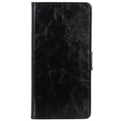 Xiaomi Redmi Go atvēramais ādas melns maciņš, grāmata (maks) / Vacins.lv