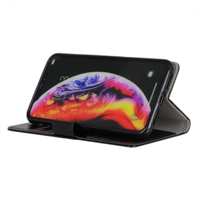 Xiaomi Redmi Go atvēramais ādas melns maciņš, grāmata (maks) / Vacins.lv