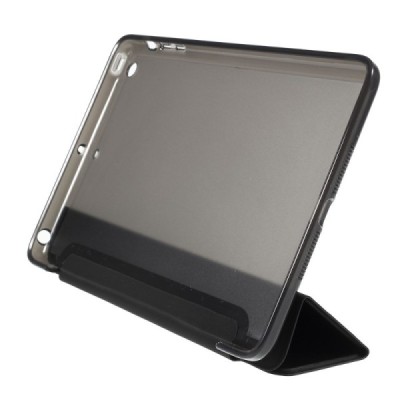 Apple iPad Mini 1 / 2 / 3 atvēramais melns ādas maciņš / Vacins.lv