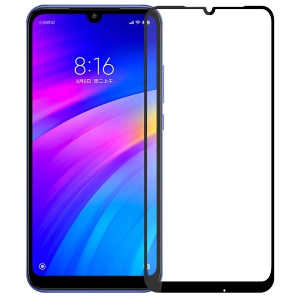 „Mofi“ Tempered Glass apsauginis ekrano stiklas 0.26 mm - juodas (Redmi 7)