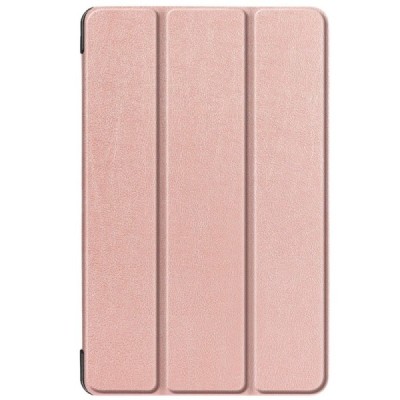 Samsung Galaxy Tab A 10.1 2019 (T515, T510) atverčiamas rožinis odinis dėklas - knygutė / Priedai.lt