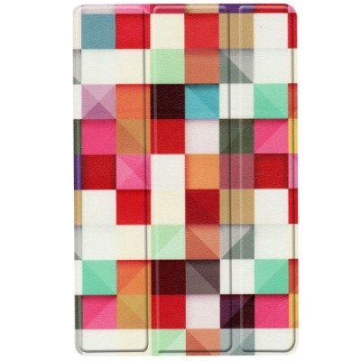 Samsung Galaxy Tab A 10.1 2019 (T515, T510) „Cubes“ atvēramais krāsains, maciņš / Vacins.lv