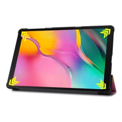 Samsung Galaxy Tab A 10.1 2019 (T515, T510) „Cubes“ atvēramais krāsains, maciņš / Vacins.lv