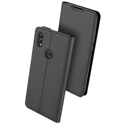 „Dux Ducis“ Skin serijos Huawei Honor 8X Max juodas odinis atverčiamas dėklas / Priedai.lt