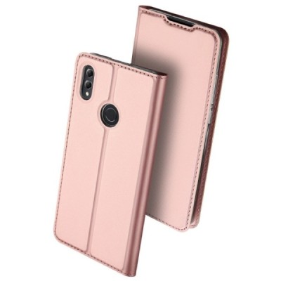 Huawei Honor 8X Max „Dux Ducis“ Skin sērijas rozs ādas atvērams maciņš / Vacins.lv