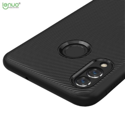 Huawei Honor 8X „Lenuo“ kieto silikono TPU juodas dėklas - nugarėlė / Priedai.lt