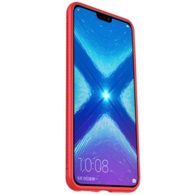 Huawei Honor 8X „Lenuo“ kieto silikono TPU raudonas dėklas - nugarėlė / Priedai.lt