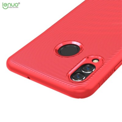 Huawei Honor 8X „Lenuo“ kieto silikono TPU raudonas dėklas - nugarėlė / Priedai.lt