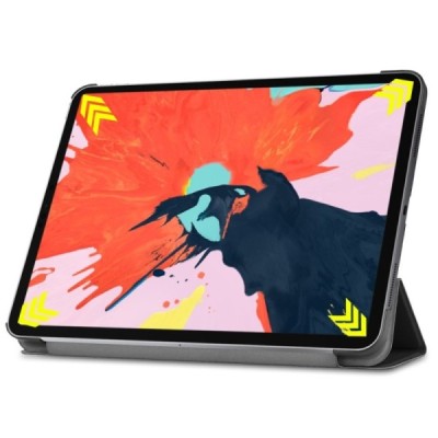 Apple iPad Pro 12,9" 2018 atvēramais melns maciņš / Vacins.lv