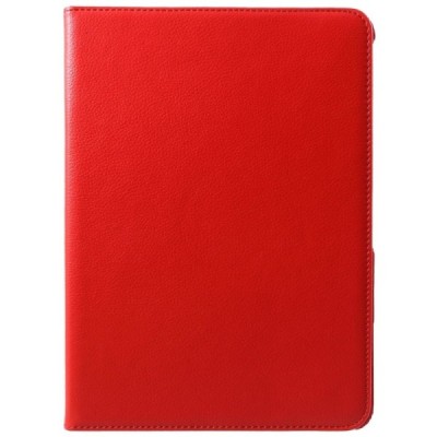 Apple iPad Pro 12.9" 2018 atverčiamas, sukamas 360 laipsnių, raudonas odinis dėklas - stovas / Priedai.lt