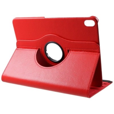 Apple iPad Pro 12.9" 2018 atverčiamas, sukamas 360 laipsnių, raudonas odinis dėklas - stovas / Priedai.lt