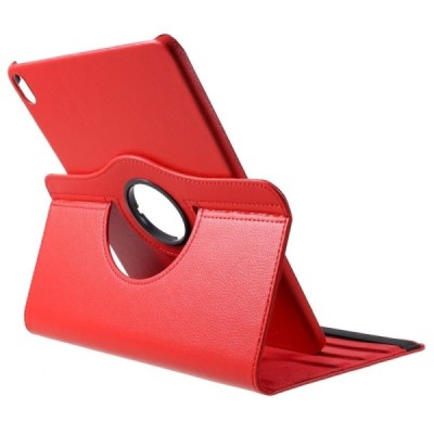 Apple iPad Pro 12.9" 2018 atverčiamas, sukamas 360 laipsnių, raudonas odinis dėklas - stovas / Priedai.lt