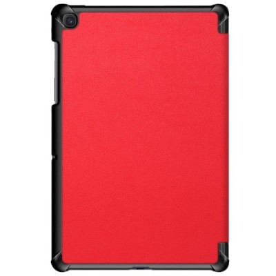 Samsung Galaxy Tab S5e (T720, T725) atvēramais sarkans maciņš / Vacins.lv