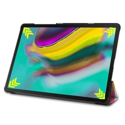 Samsung Galaxy Tab S5e (T720, T725) „Cubes“ atvēramais krāsains maciņš / Vacins.lv