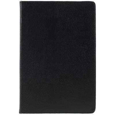Samsung Galaxy Tab S5e (T720, T725) atvēramais melns ādas maciņš, grozās 360° grādu apjomā / Vacins.lv