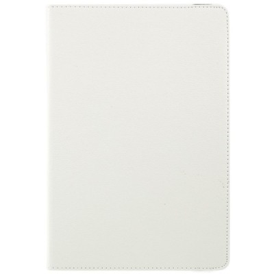 Samsung Galaxy Tab S5e (T720, T725) atvēramais balts ādas maciņš, grozās 360° grādu apjomā / Vacins.lv