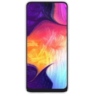 Samsung Galaxy A50 A505F (A50s A507F, A30s A307F) Nillkin Frosted Shield baltas plastikinis dėklas / Priedai.lt