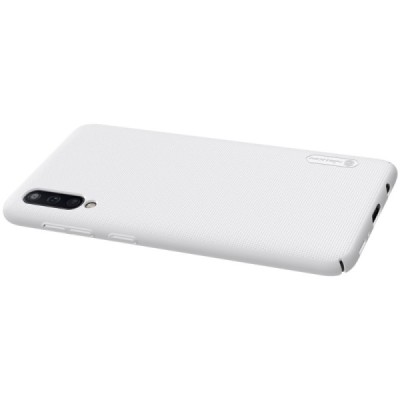 Samsung Galaxy A50 A505F (A50s A507F, A30s A307F) Nillkin Frosted Shield baltas plastikinis dėklas / Priedai.lt