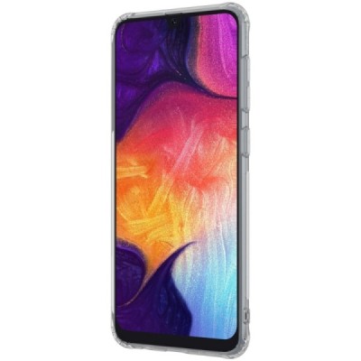 Samsung Galaxy A50 A505F (A50s A507F, A30s A307F) Nillkin Nature pelēks (caurspīdīgs) silikona planākais apvalks / Vacins.lv