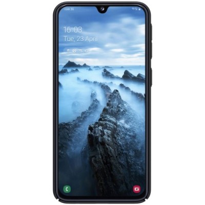 Samsung Galaxy A40 (A405F) Nillkin Frosted Shield juodas plastikinis dėklas / Priedai.lt