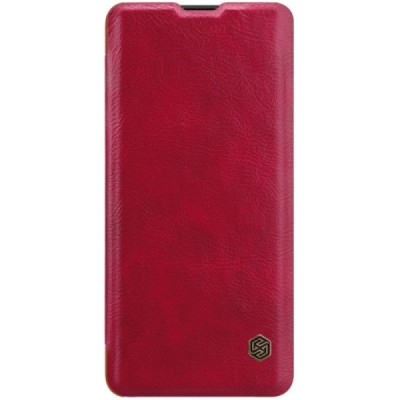 Greznais „Nillkin“ Qin sērijas ādas atvērams sarkans Huawei P30 Pro maciņš (maks) / Vacins.lv