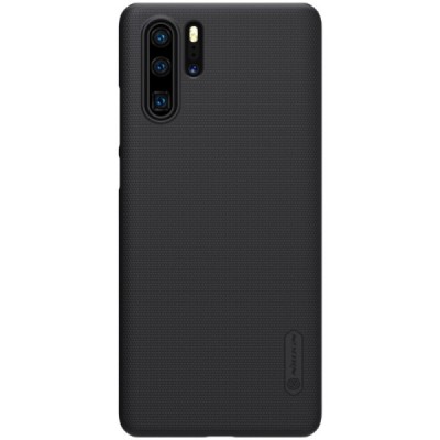 Nillkin Frosted Shield Huawei P30 Pro melns plastmasas futrālis / Vacins.lv