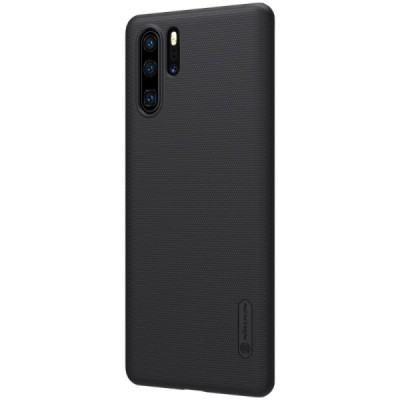 Nillkin Frosted Shield Huawei P30 Pro melns plastmasas futrālis / Vacins.lv